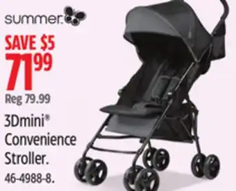 Canadian Tire 3Dmini Convenience Stroller offer