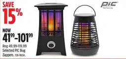 Canadian Tire Selected PIC Bug Zappers offer