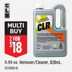 Canadian Tire CLR Remover/Cleaner offer