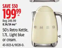 Canadian Tire Smeg 50's Retro Kettle offer