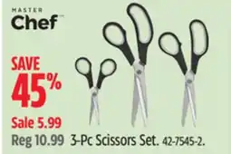 Canadian Tire Master Chef 3-Pc Scissors Set offer