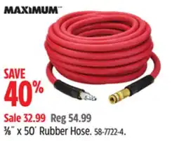 Canadian Tire Maximum 3⁄8˝ x 50´ Rubber Hose offer