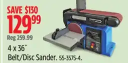 Canadian Tire Mastercraft Belt/Disc Sander offer
