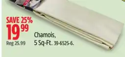 Canadian Tire Chamois, 5Sq-Ft offer