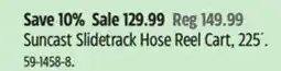Canadian Tire Suncast Slidetrack Hose Reel Cart offer
