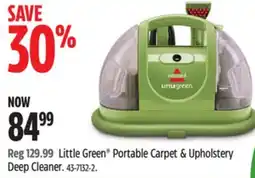 Canadian Tire Little Green Portable Carpet & Upholstery Deep Cleaner offer