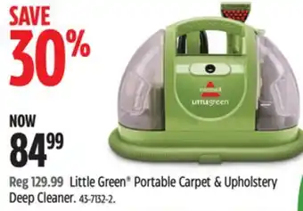 Canadian Tire Little Green Portable Carpet & Upholstery Deep Cleaner offer