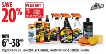 Canadian Tire select Armor All products offer
