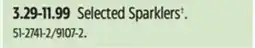 Canadian Tire Selected Sparklers offer