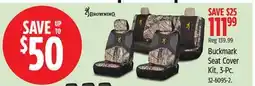 Canadian Tire Buckmark Seat Cover Kit offer