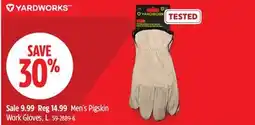 Canadian Tire Yardworks Men's Pigskin Work Gloves offer