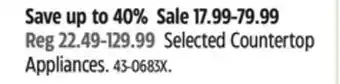 Canadian Tire Hamilton Beach Selected Countertop Appliances offer