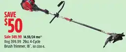 Canadian Tire Troy-Bilt 29cc 4-Cycle Brush Trimmer offer
