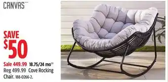 Canadian Tire Canvas Cove Rocking Chair offer
