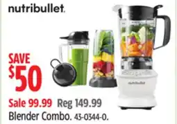 Canadian Tire Nutribullet Blender Combo offer