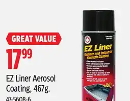 Canadian Tire EZ Liner Aerosol Coating offer