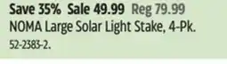 Canadian Tire NOMA Large Solar Light Stake offer