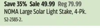 Canadian Tire NOMA Large Solar Light Stake offer