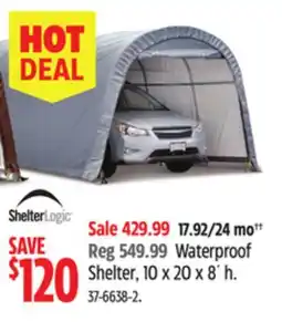 Canadian Tire Shelterlogic Waterproof Shelter offer