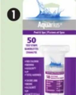 Canadian Tire Aquarius Pool & Spa Water Test Strips offer