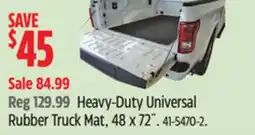 Canadian Tire Heavy-Duty Universal Rubber Truck Mat offer