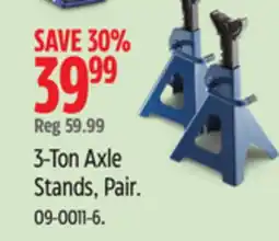 Canadian Tire 3-Ton Axle Stands offer