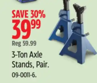 Canadian Tire 3-Ton Axle Stands offer