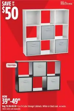 Canadian Tire For Living 6 or 9-Cube Storage Cabinets offer