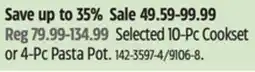 Canadian Tire Master Chef Selected 10-Pc Cookset or 4-Pc Pasta Pot offer