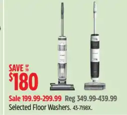 Canadian Tire Selected Floor Washers offer