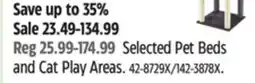 Canadian Tire Selected Pet Beds and Cat Play Areas offer