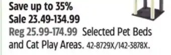 Canadian Tire Selected Pet Beds and Cat Play Areas offer