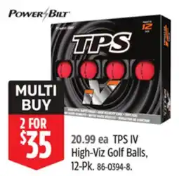 Canadian Tire POWERBILT TPS IV High-Viz Golf Balls offer
