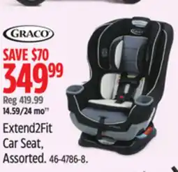 Canadian Tire Graco Extend2Fit Car Seat offer