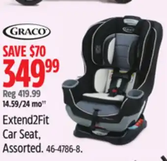 Canadian Tire Graco Extend2Fit Car Seat offer