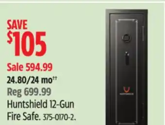 Canadian Tire Huntshield 12-Gun Fire Safe offer