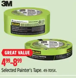 Canadian Tire 3M Selected Painter's Tape offer
