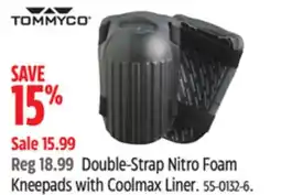 Canadian Tire Tommyco Double-Strap Nitro Foam Kneepads with Coolmax Liner offer