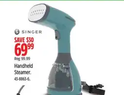 Canadian Tire Singer Handheld Steamer offer