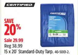 Canadian Tire Certified 15 x 20´ Standard-Duty Tarp offer