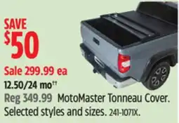 Canadian Tire MotoMaster Tonneau Cover offer
