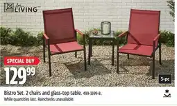 Canadian Tire For Living Bistro Set offer