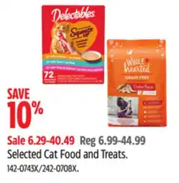 Canadian Tire Selected Cat Food and Treats offer