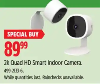 Canadian Tire 2k Quad HD Smart Indoor Camera offer