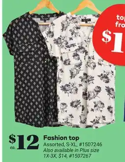 Giant Tiger Fashion top offer