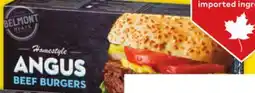 Giant Tiger Belmont Meats beef burgers offer