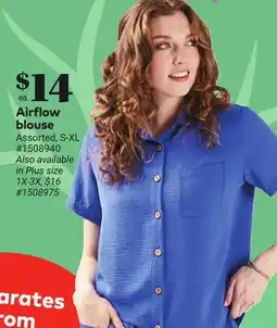 Giant Tiger Airflow blouse offer