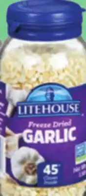 Giant Tiger Litehouse freeze dried garlic offer