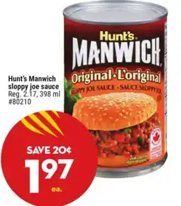Giant Tiger Hunt's Manwich sloppy joe sauce offer