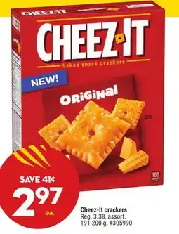 Giant Tiger Cheez-It crackers offer
